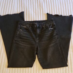 American Eagle Curvy Super High Rise Flare Size 6